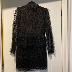 Lace, black mini dress! Make an offer!
